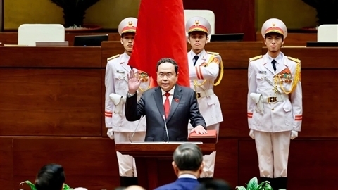 Đồng chí Trần Thanh Mẫn tuyên thệ nhậm chức Chủ tịch Quốc hội khoá XVI