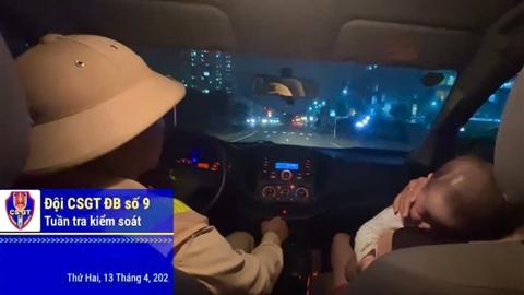 Lời cầu cứu của người mẹ trong đêm và hành động kịp thời của CSGT