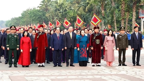 Tổng Bí thư, Chủ tịch nước Tô Lâm dâng hương Giỗ Tổ Hùng Vương