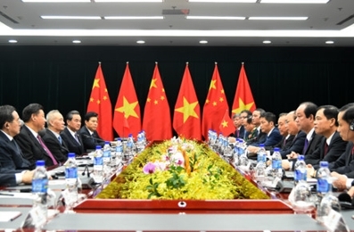 越南政府总理阮春福会见中共中央总书记、中国国家主席习近平