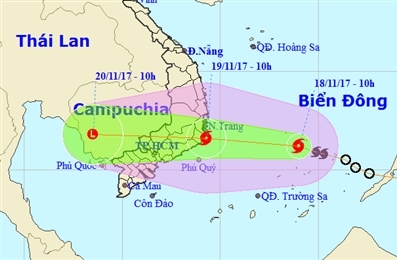 越南政府总理下达公函 指导有关省市和部委展开应对第14号台风工作