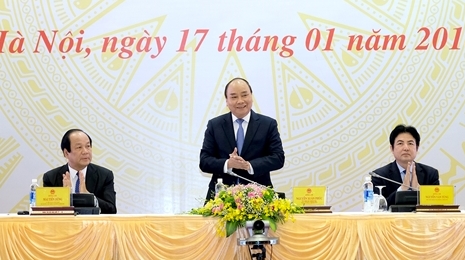 阮春福总理出席政府办公厅2018年任务部署会议