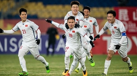 越南U23足球队震撼国际媒体