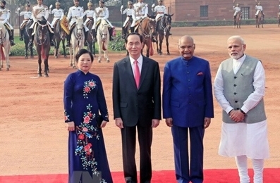 越南印度发表联合声明 强调加强各领域的合作