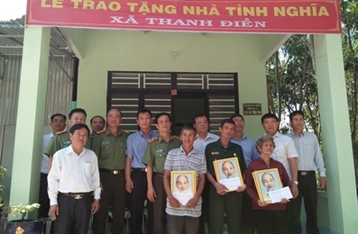 越南公安部后勤技术总局向西宁省优抚家庭赠送抚恤房