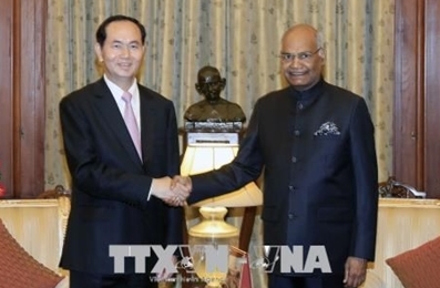 越南国家主席陈大光圆满结束对印孟两国之旅