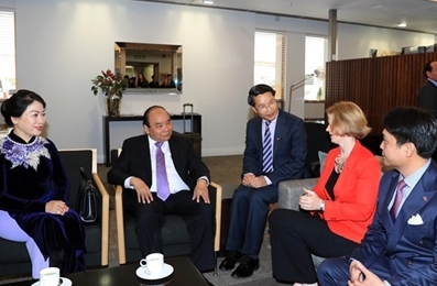 越南政府总理阮春福抵达奥克兰 开始访问新西兰
