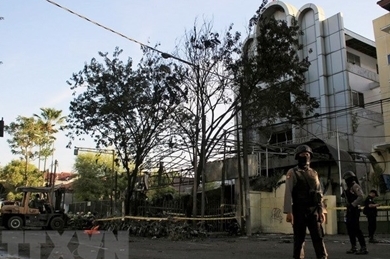 越南强烈谴责在印尼泗水发生的恐怖袭击事件