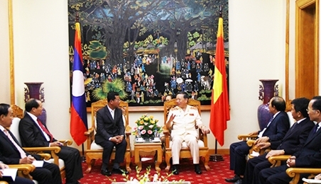 越南与老挝加大安全合作力度