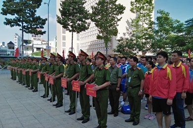 人民公安工会体育会在胡志明市举办