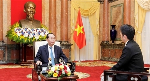 国家主席陈大光：越南支持日本发挥积极作用 为地区和平稳定与发展做出贡献