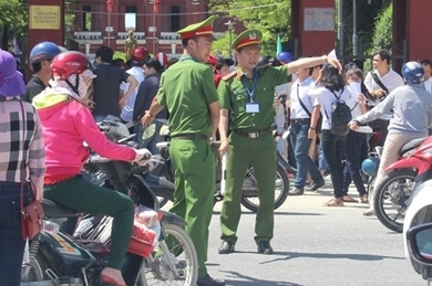 人民公安力量确保2018年越南国家高中毕业和大学入学统一考试的安全