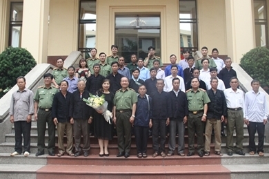 越南公安部会见莱州省少数民族有信誉者代表团
