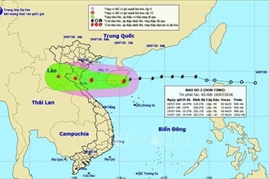 18日傍晚第三号台风将直接影响北部和中部 全力以赴做好台风防御工作