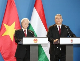 越南与匈牙利发表联合声明 建立全面伙伴关系