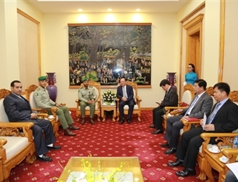 越南公安部副部长阮文成会见科威特国家卫兵力量先遣代表团