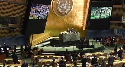联合国大会为越南国家主席陈大光逝世默哀一分钟