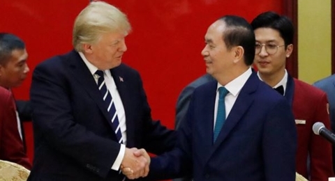 美国和埃及总统就越南国家主席陈大光逝世致唁电