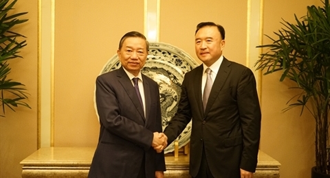 越南公安部部长苏林会见中国辽宁省副省长、省公安厅厅长