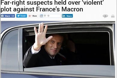 法国破获针对总统的袭击阴谋