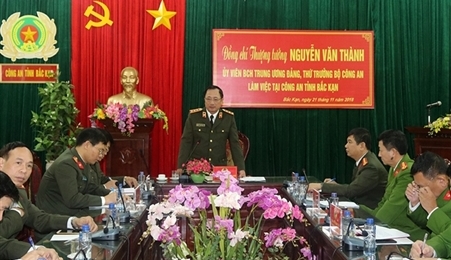 越南公安部副部长阮文成对北件省公安厅进行工作访问