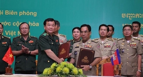 越南与柬埔寨加强边境管理合作 保持边境地区安全稳定
