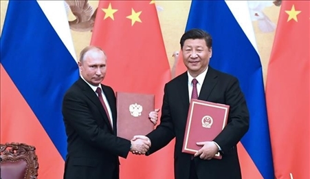 俄罗斯和中国的合作是新型国际关系的典范