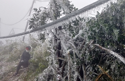 老街和谅山省遭受今年冬季以来最低的气温
