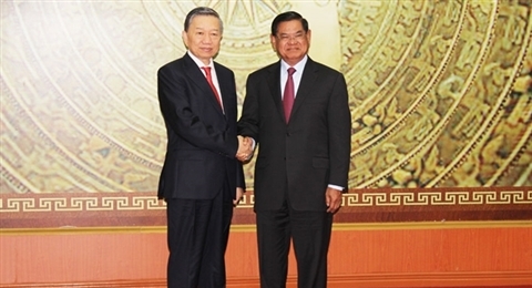 越南公安部与柬埔寨王国内政部举行会谈