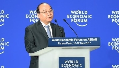 越南政府总理阮春福出席WEF Davos 2019: 巩固有利于国家发展的国际环境