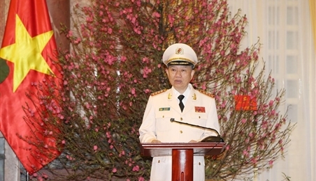 越南公安部部长苏林大将2019己亥年新年贺词