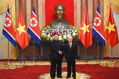 朝鲜主席金正恩：朝鲜重视并希望继续巩固与越南的传统友好关系
