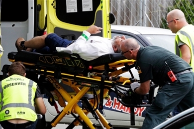 新西兰基督城清真寺发生严重枪击案 40人死亡逾20人重伤