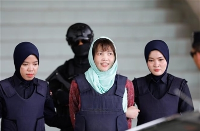 朝鲜公民被杀案：段氏香离开马来西亚雪兰莪州监狱