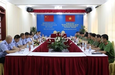 越南奠边省公安厅与中国云南省普洱市公安局举行会谈