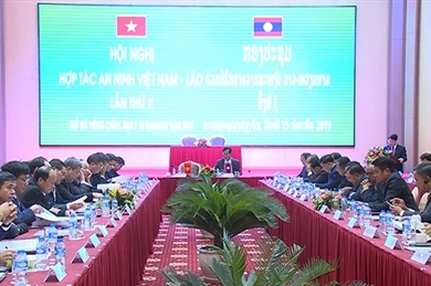 越南与老挝加强安全领域的合作