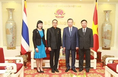 苏林部长会见泰国驻越南大使