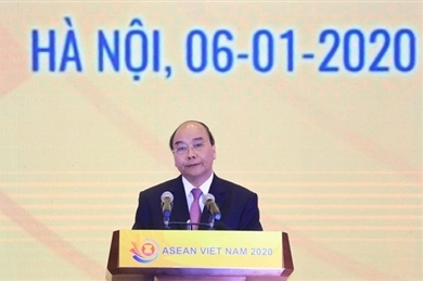 政府总理阮春福出席2020年东盟轮值主席年启动仪式