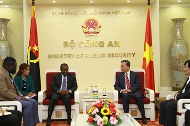 越南公安部与安哥拉、沙特阿拉伯加强合作