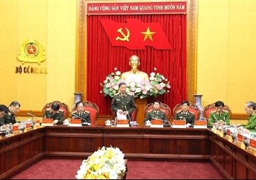 苏林部长主持2020年2个月公安工作总结会议