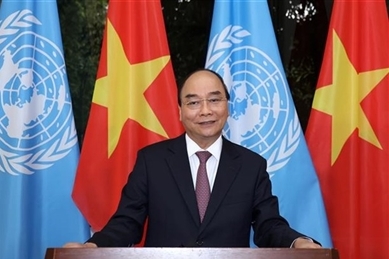阮春福总理以提交讲话录像的方式参与第75届联大一般性辩论和系列高级别会议
