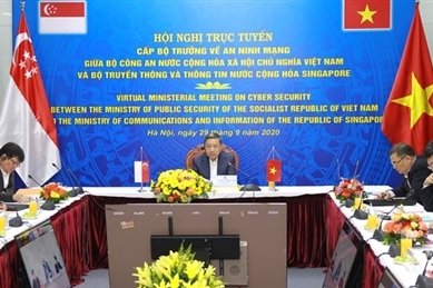 越南与新加坡促进在网络安全合作