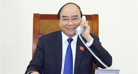 ASEAN 2020: 政府总理阮春福与泰国总理巴育举行电话会谈