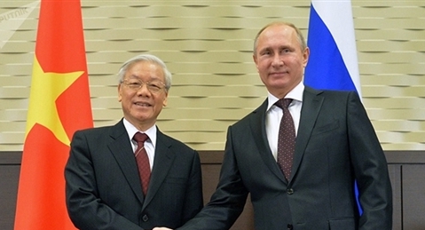 俄罗斯总统普京向越南致以新年和新春祝福