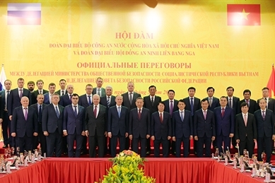 越南与俄罗斯加强在安全领域的合作