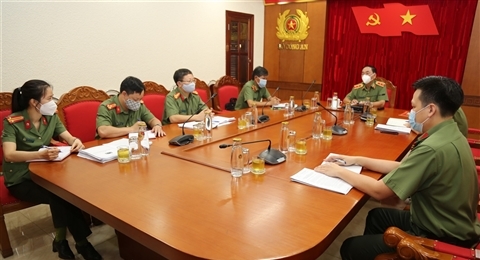 陈国祖副部长与保卫祖国安全运动建设局举行工作会议