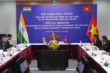 越南公安部与印度国家安全委员会巩固合作关系