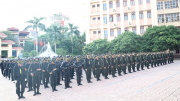 Ra mắt Trung đoàn Cảnh sát Cơ động dự bị chiến đấu Công an Bắc Giang