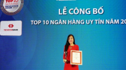 Techcombank là ngân hàng thương mại tư nhân uy tín nhất Việt Nam năm thứ 3 liên tiếp