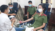 Tuổi trẻ Công an tỉnh Thừa Thiên-Huế đi đầu trong vận động hiến máu tình nguyện